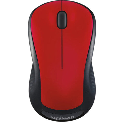 Logitech M310 Ratón Inalámbrico Rojo Brillante 1000 dpi 12 Meses Batería