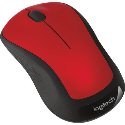 Logitech M310 Ratón Inalámbrico Rojo Brillante 1000 dpi 12 Meses Batería