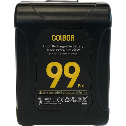 COLBOR Power 99 Pro Batería V-Mount 99Wh 6875mAh OLED Display