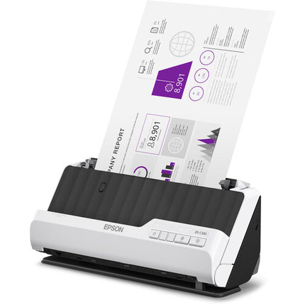 Epson DS-C330 Escáner de Documentos Compacto Resolución 600 dpi y 30 ppm USB 2.0