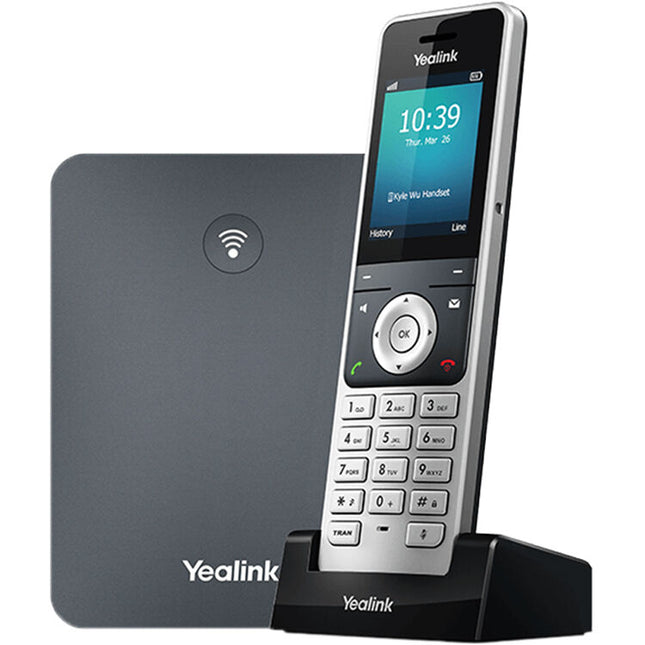 Yealink W76P Sistema Profesional DECT para Negocios hasta 20 Llamadas Simultáneas