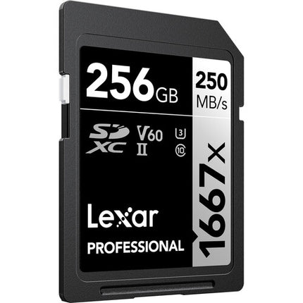 Lexar 256GB Professional 1667x Tarjeta de Memoria SDXC UHS-II 2-Pack