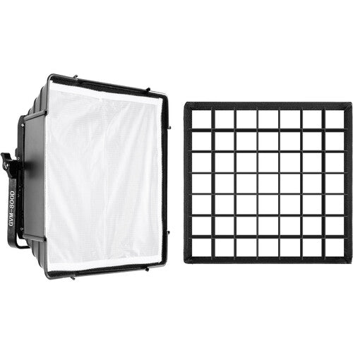 GVM Softbox 500 para luces LED RGB 11 x 11 pulgadas con rejilla Honeycomb