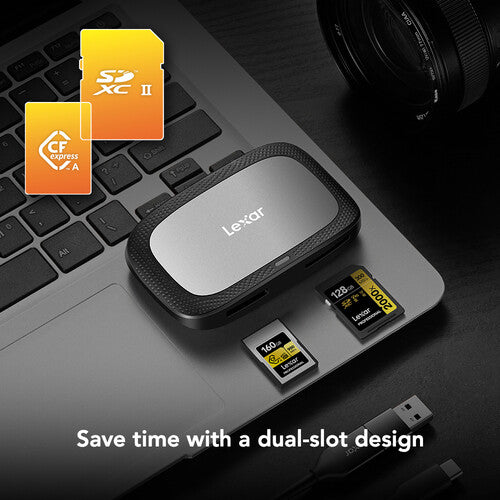 Lexar Professional Lector CFexpress Tipo A y SD USB 3.2 Gen 2 10 Gb/s