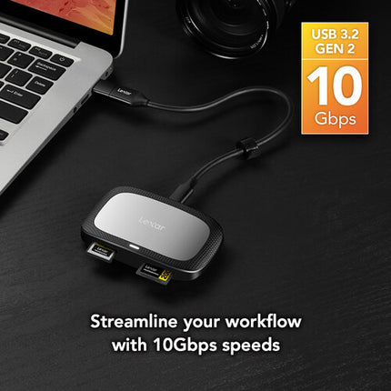 Lexar Professional Lector CFexpress Tipo A y SD USB 3.2 Gen 2 10 Gb/s
