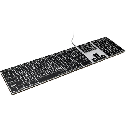 KB Covers Large Print Teclado Retroiluminado Pro de Aluminio Mac Ultrafino