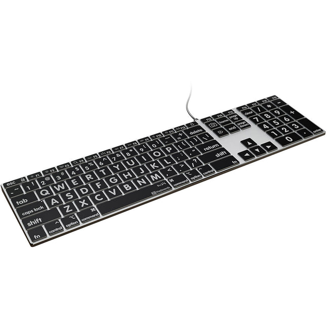 KB Covers Large Print Teclado Retroiluminado Pro de Aluminio Mac Ultrafino