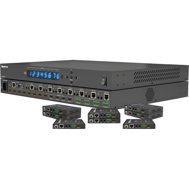 WyreStorm 8x8 Matriz HDBaseT 4K30 con 8 Receptores 115 pies UHD 4K60