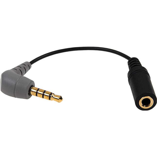 FotodioX SC4 Adaptador de Cable 3.5mm TRS a TRRS con Conectores Dorados 4.5"
