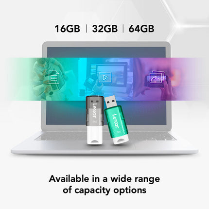 Lexar 32GB JumpDrive S60 USB 2.0 Memoria USB con cubierta deslizante