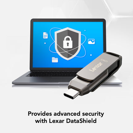 Lexar JumpDrive Dual Drive D400 USB 3.2 Gen 1 256GB 130 MB/s almacenamiento portátil