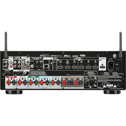 Denon X-Series AVR-X1800H receptor AV red 7.2 canales 8K60 HDMI 6 entradas