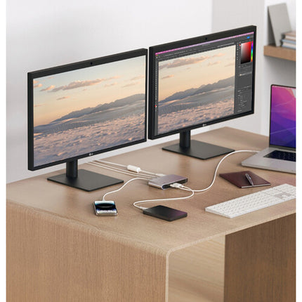 Belkin 5-in-1 Thunderbolt 4 Core Hub con 4 Puertos 40 Gb/s y Cable