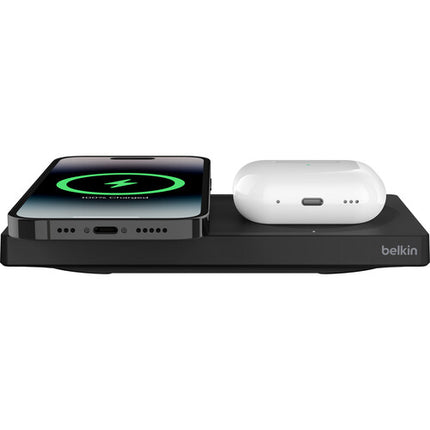 Belkin BoostCharge Pro 2 en 1 Cargador Inalámbrico 20W Negro USB-C PD 3.0
