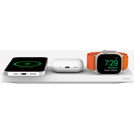 Belkin BoostCharge Pro 2 en 1 Cargador inalámbrico 20W Blanco USB-C PD 3.0