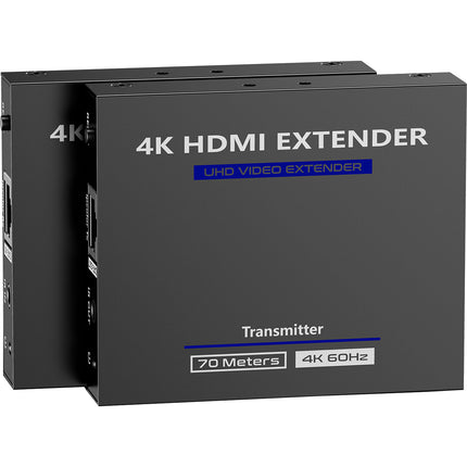 Translite Global TL-HE565 Extensor HDMI HDR10 4K60 hasta 70m con Audio 3.5mm
