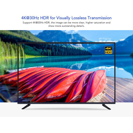 Translite Global TL-HS12 Divisor HDMI 4K30 con Extensor 230 pies y HDR10
