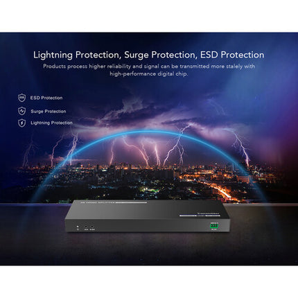 Translite Global TL-HS12 Divisor HDMI 4K30 con Extensor 230 pies y HDR10