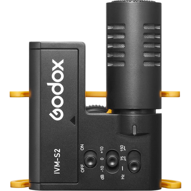 Godox IVM-S2 Micrófono Cámara Shotgun con Patrón Cardioide y Filtro Low-Cut