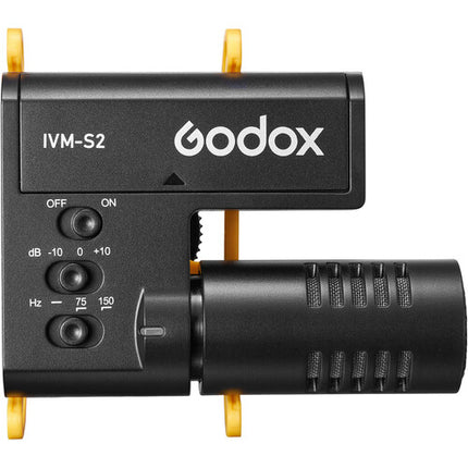 Godox IVM-S2 Micrófono Cámara Shotgun con Patrón Cardioide y Filtro Low-Cut