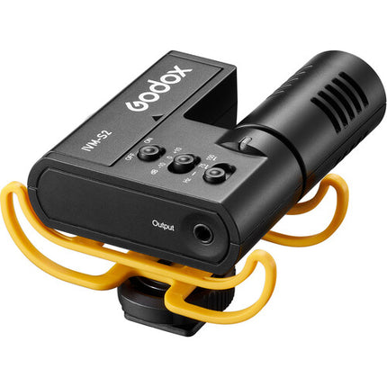 Godox IVM-S2 Micrófono Cámara Shotgun con Patrón Cardioide y Filtro Low-Cut