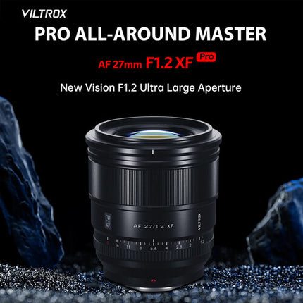 Viltrox 27mm f/1.2 Objetivo para Fujifilm X APS-C Motor STM y Resistente al Clima