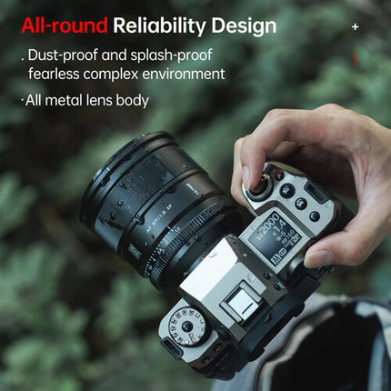 Viltrox 27mm f/1.2 Objetivo para Fujifilm X APS-C Motor STM y Resistente al Clima