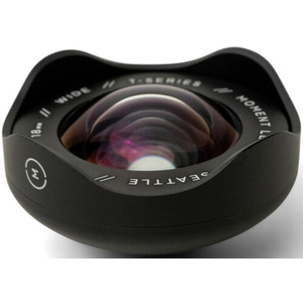Moment 18mm Wide T-Series objetivo móvil 18mm longitud focal 100° ángulo visión 2.75" enfoque mínimo