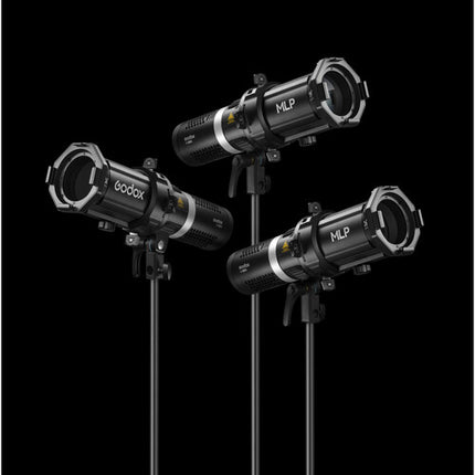 Godox Proyector para Luces LED ML30 y ML60 Ángulo 19° Set de 6 Gobo y Estuche