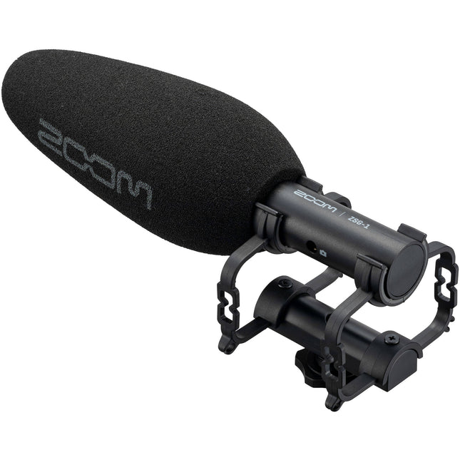 Zoom ZSG-1 Micrófono Supercardioide para Cámara con Shockmount y Paraviento