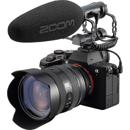 Zoom ZSG-1 Micrófono Supercardioide para Cámara con Shockmount y Paraviento