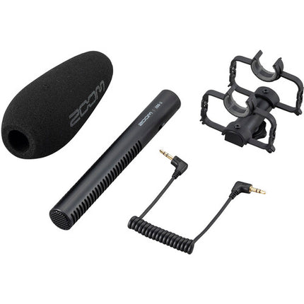 Zoom ZSG-1 Micrófono Supercardioide para Cámara con Shockmount y Paraviento