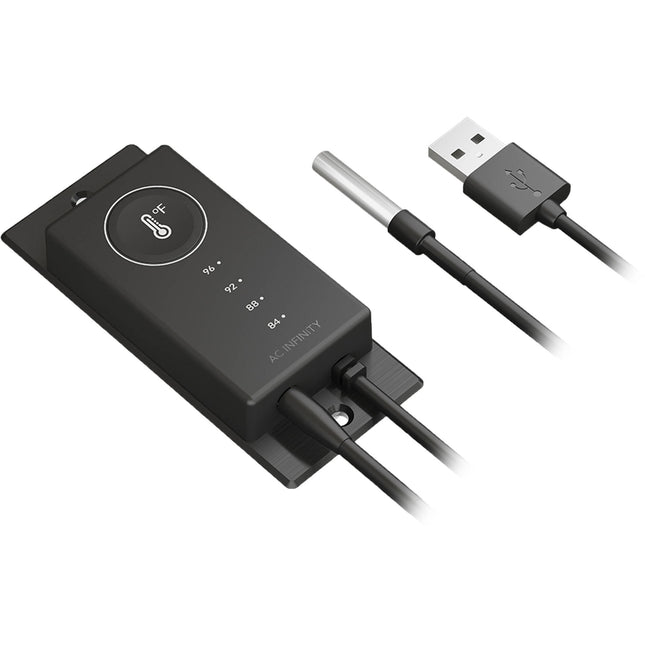 AC Infinity Controller 1 Preset Mando Térmico con Sonda 6' USB 10W
