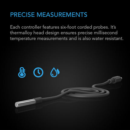 AC Infinity Controller 1 Preset Mando Térmico con Sonda 6' USB 10W