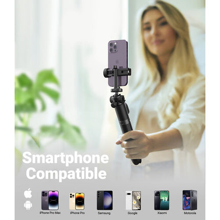 KraftGeek Trípode para Vlogging Ajustable 42 Pulgadas con Control Bluetooth