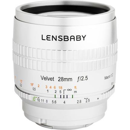 Lensbaby Velvet 28mm f2.5 Lente para Nikon F Montura F FX 12 Lâminas de Diafragma