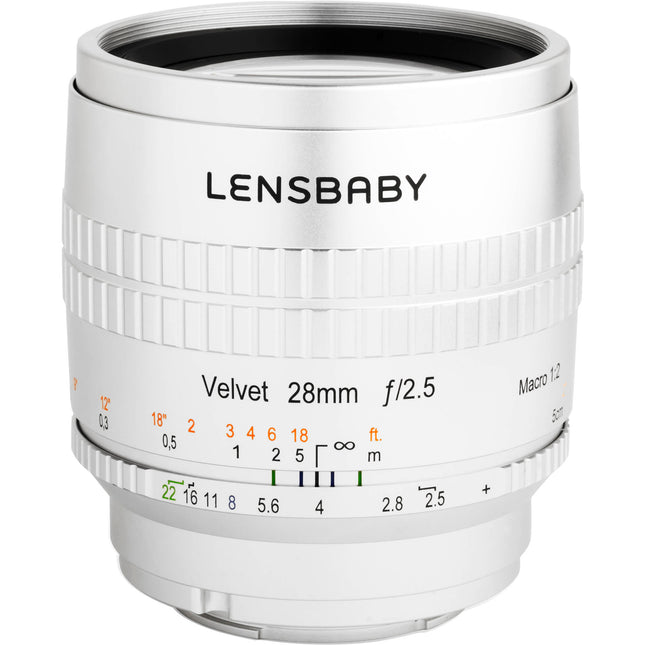 Lensbaby Velvet 28mm f2.5 Lente para Nikon F Montura F FX 12 Lâminas de Diafragma