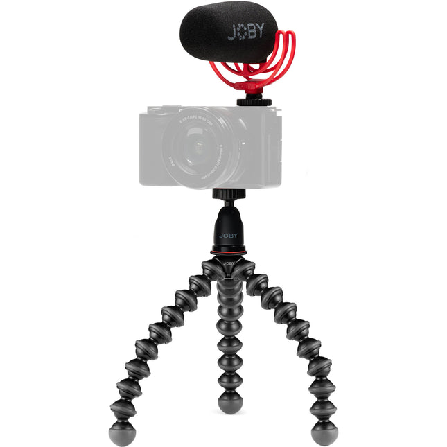 JOBY Essential Vlogger Kit trípode flexible 360° y micrófono on-camera