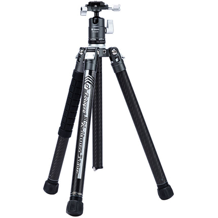 Fotopro X-Aircross 3 Trípode de Viaje en Fibra de Carbono 59.4" con Cabezal FPH-42QR y Mochila Convertible