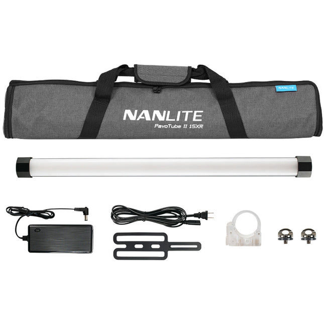 Nanlite PavoTube II 15XR Tubo LED RGB Pixel 2' 377 Lux 5600K Incluye Adaptador y Bolsa