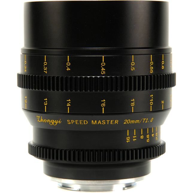 Mitakon Zhongyi Speedmaster S35 20mm T1 Lente Cine Sony E 4K 77mm