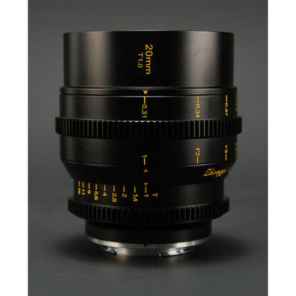 Mitakon Zhongyi Speedmaster S35 20mm T1 Lente Cine Sony E 4K 77mm