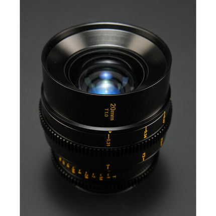 Mitakon Zhongyi Speedmaster S35 20mm T1 Lente Cine Sony E 4K 77mm