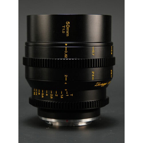 Mitakon Zhongyi Speedmaster S35 50mm T1 Lente de Cine para Canon RF 4K Super35