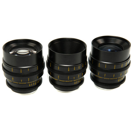 Mitakon Zhongyi Speedmaster S35 Pack de 3 lentes cine 20 35 50mm T1 estuche rígido Nikon Z