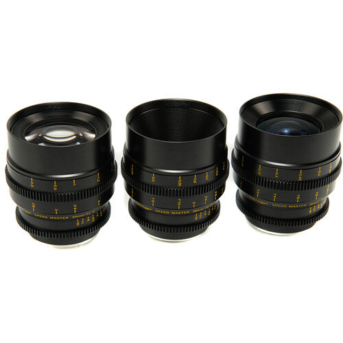 Mitakon Zhongyi Speedmaster S35 Pack de 3 lentes cine 20 35 50mm T1 estuche rígido Nikon Z