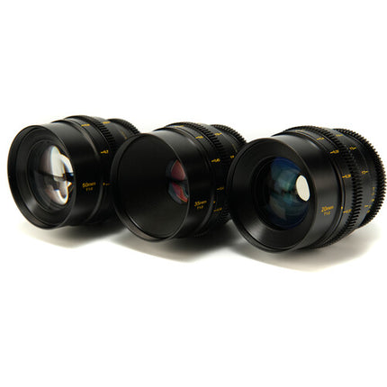 Mitakon Zhongyi Speedmaster S35 Pack de 3 lentes cine 20 35 50mm T1 estuche rígido Nikon Z