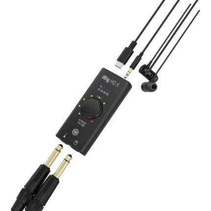 IK Multimedia iRig HD X Interfaz 24Bit96kHz USB-C Lightning Preamplificador
