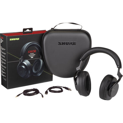 Shure AONIC 50 Gen 2 Auriculares Inalámbricos Over-Ear ANC 50mm 40Hrs Estuche