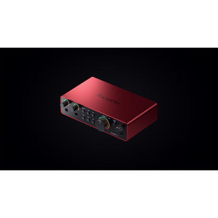 Focusrite Scarlett 2i2 USB-C Interfaz de Audio 24-Bit 192kHz Kit con Micrófono AT2020
